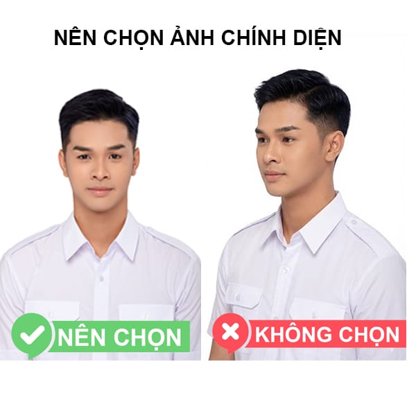 chụp chính diện